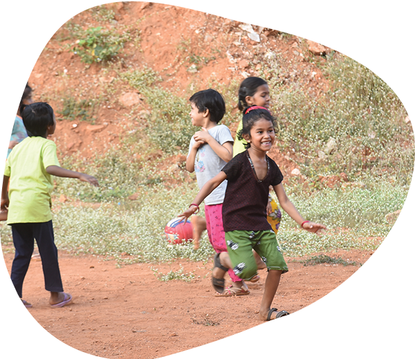 Girls playing